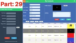 Java - Contact Management System Project In Java With MySQL Step By Step with source code Part 29
