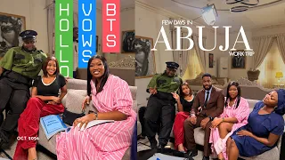 HOLLOW VOWS BTS 🎬 | Abuja Vlog + Come to Work With Me 