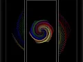 python program to draw rainbow benzene