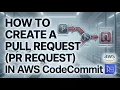 How to Create a Pull Request PR Request in AWS CodeCommit