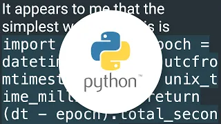 How can I convert a datetime object to milliseconds since epoch unix time in Python