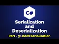 C JSON Serialization Serialization and Deserialization Part 3