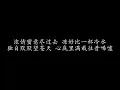 情凭谁来定错对 谭咏麟 (歌词版)