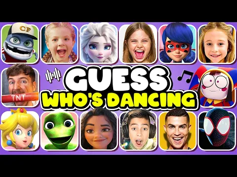 Download MP3 Can You Guess The MEME? Who’s DANCING | MrBeast, Diana, Salish Matter, King Ferran, Like Nastya,Elsa