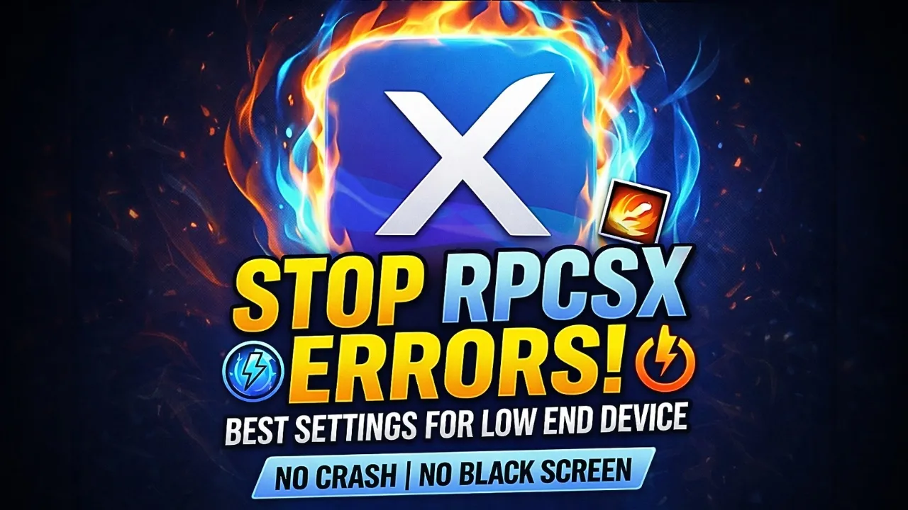 RPCSX Best Settings for Low End Device - Fix Crash and Black screen