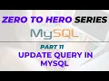 UPDATE QUERY IN MYSQL MARATHI MYSQL ZERO TO HERO SERIES