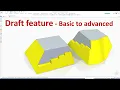Solid Edge Tutorials How to use Draft feature - Basic to Advanced