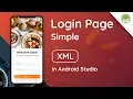 Login Screen Modern Design in Android Studio Speed Code Tutorial Material Design