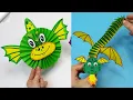 15 DIY 3D paper DRAGON Moving paper toys
