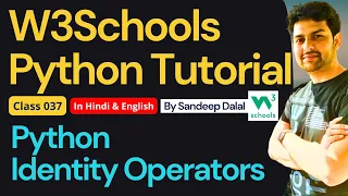 W3Schools W3Schools Python W3Schools Python Tutorial Class 037 Python Identity Operators