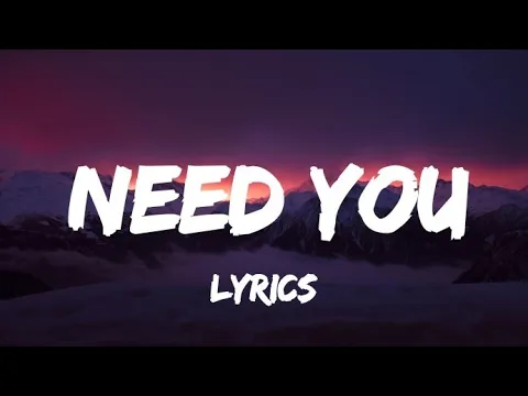 Download MP3 Yonexx \u0026 lunar - Need You [Lyrics]
