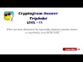 Cryptogram Tripledot Level 51 to 60 Answers Cryptogram Tripledot Answer Go Answer