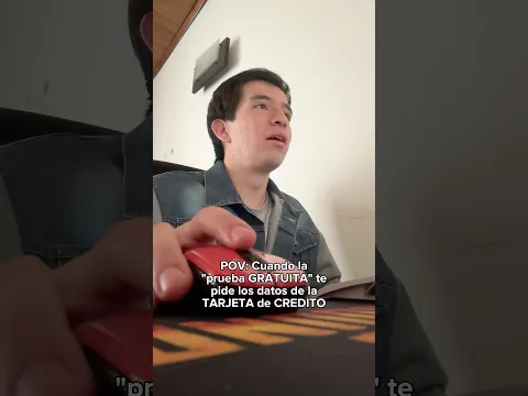 Cuando la prueba Gratuita te pide los datos de la Tarjeta 😰 #shorts #humor #comedia