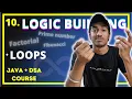 LOGIC BUILDING in LOOPS with basic Problems JAVA DSA COMPLETE COURSE