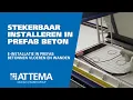 Download Lagu Snel stekerbaar installeren in beton | Attema BV