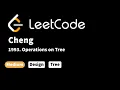 LeetCode 1993 Operations on Tree