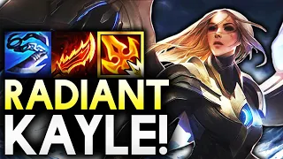 RADIANT DEATHBLADE KAYLE CARRY WITH DOUBLE VOLI FRONTLINE!! | Teamfight Tactics Patch 11.18