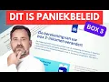 Lagu Box 3 vanaf 2028: dit is géén hervorming, dit is PANIEKBELEID