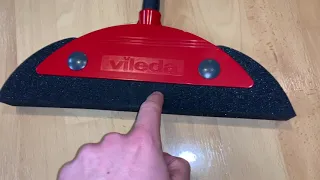vileda superfeger classic broom with telescopic handle and microfoam sweeping part unboxing and