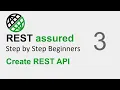REST Assured API testing Beginner Tutorial Part 3 - How to create fake REST API for testing