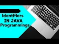 Identifiers In Java Programmings By Prashant Sir CPS