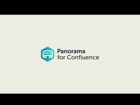 watch Panorama for Confluence (Analyse, Organise & Edit) video