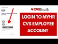 MyHR CVS Employee Login MyHR Login Sign in 2021