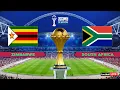 Lagu ZIMBABWE vs SOUTH AFRICA - Africa Cup of Nations 2025 AFCON | Full Match All Goals | Simulation PES