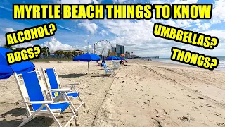 Things to Know Before You Visit Myrtle Beach SC