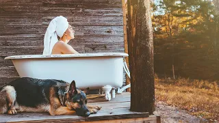 Off Grid HOT WATER – Start to Finish Outhouse Build