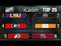 College Football Playoff Rankings Top 25 Week 14 CFB Poll 2019