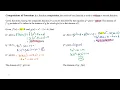 1 7 Combinations of Function Composite Functions Part 2