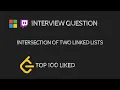 Leetcode - 160 Intersection of Two Linked Lists Two Pointer Hashset Stack Python