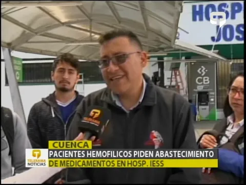 Pacientes hemofilicos piden abastecimiento de medicamentos en Hosp. IESS