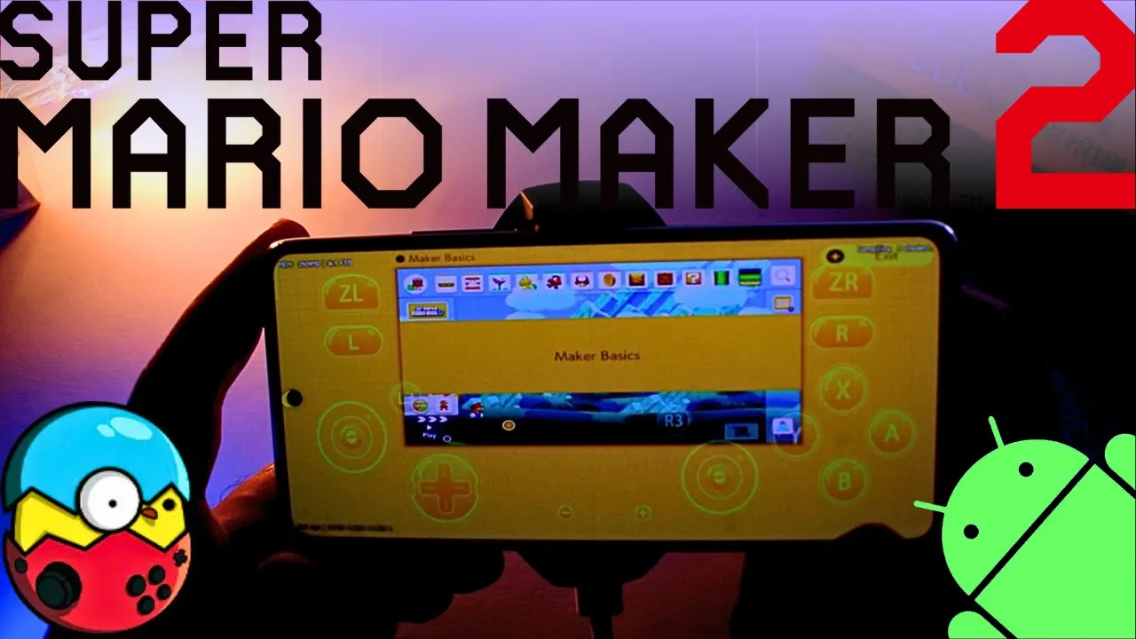 Super Mario Maker 2 Android | Nintendo Switch Emulator |  Egg NS Mali GPU