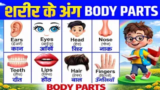 Body Parts Name for Kids | Learn Human Body Parts