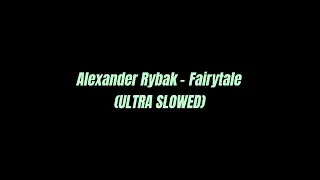alexander rybak fairytale ultra slowed 