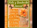 Bendecido Jueves Dios les bendiga