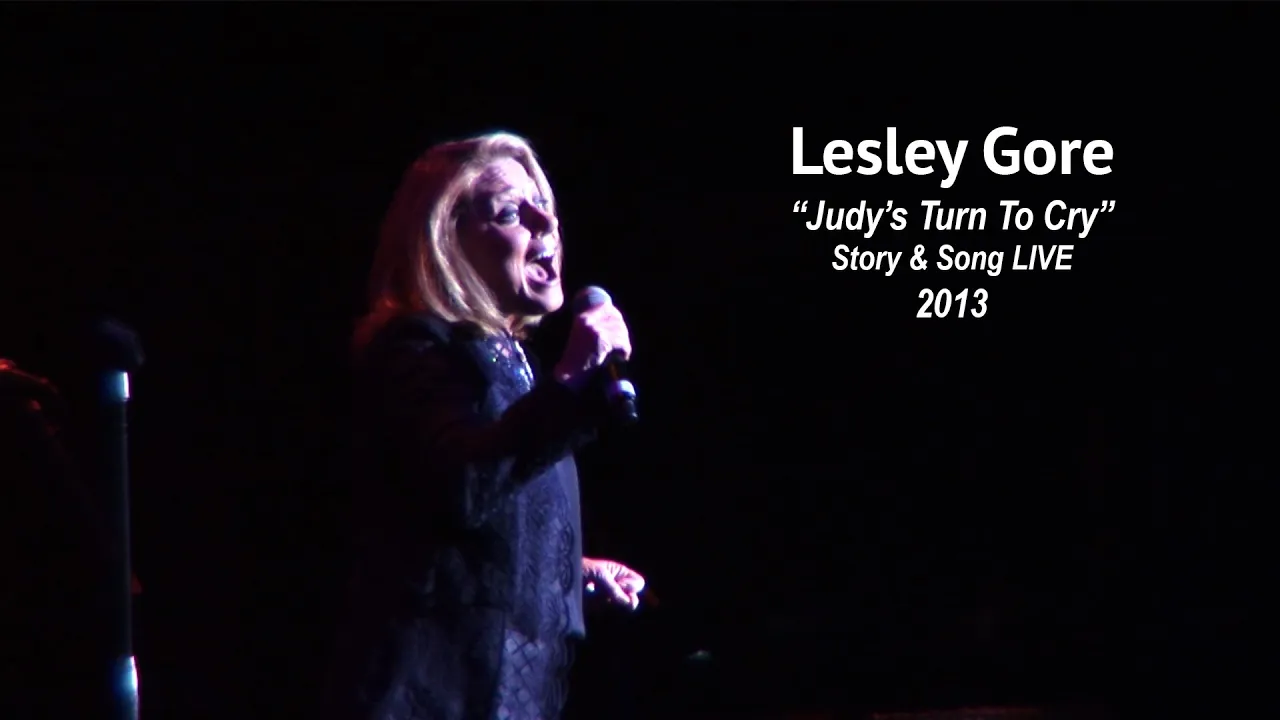 LESLEY GORE "Judy’s Turn To Cry" Story & Song LIVE (2013)