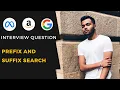 Prefix and Suffix Search Leetcode 745