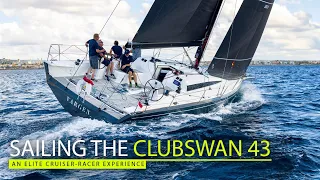 Elite Swan – sailing this punchy, premium level dual-purpose ClubSwan 43