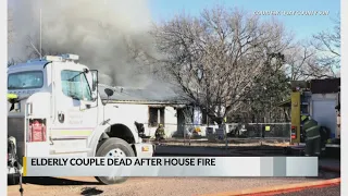 Elderly couple dead after house fire