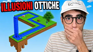 Le ILLUSIONI ASSURDE che non puoi NON VEDERE su MINECRAFT!