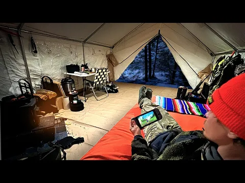 Overnight Camping in the Middle of the Woods