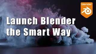Launch Blender the Smart Way - run python scripts on launch
