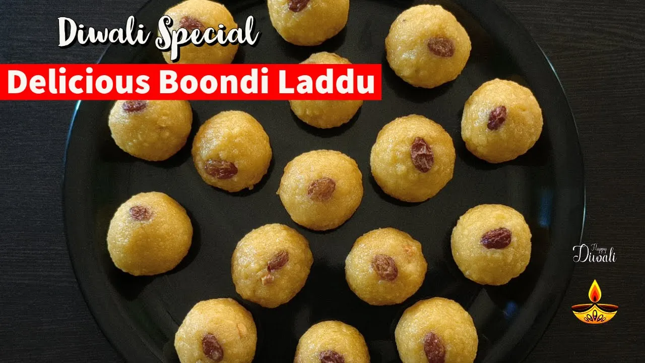 Diwali Special Boondi Laddu       Sweet Recipe   Boondi Laddu   Simple Ladoo Recipe