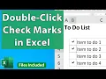 Add Check Marks to Cells by Double-Clicking or Typing - EQ 88