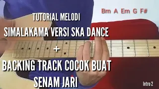 belajar melodi lagu simalakama versi ska dance backing track no drum cover guitar acoustic