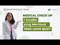 Lagu 7 KONDISI TIDAK LOLOS MEDICAL CHECK UP | #healthseries #medicalcheckup