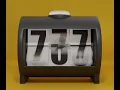 Flip Clock Blender Animation